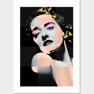 Bette Davis Blox #1 Posters and Art